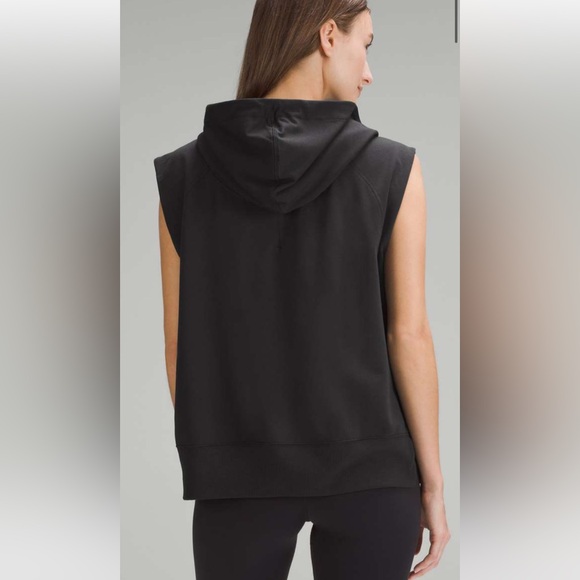 lululemon French Terry Sleeveless Hoodie: Black, 6 - Picture 5 of 5